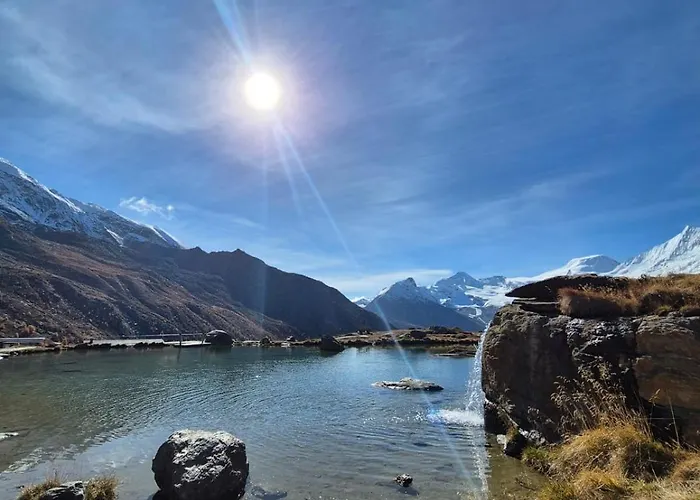 Aquarell Chalet Saas-Grund