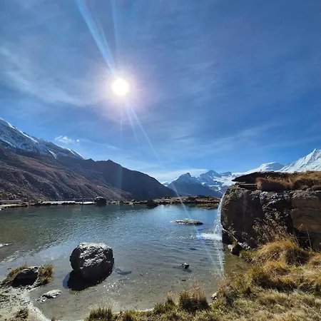 Aquarell Chalet Saas-Grund